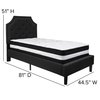 Flash Furniture Brighton Twin Platform Bed Set, Black SL-BM-5-GG